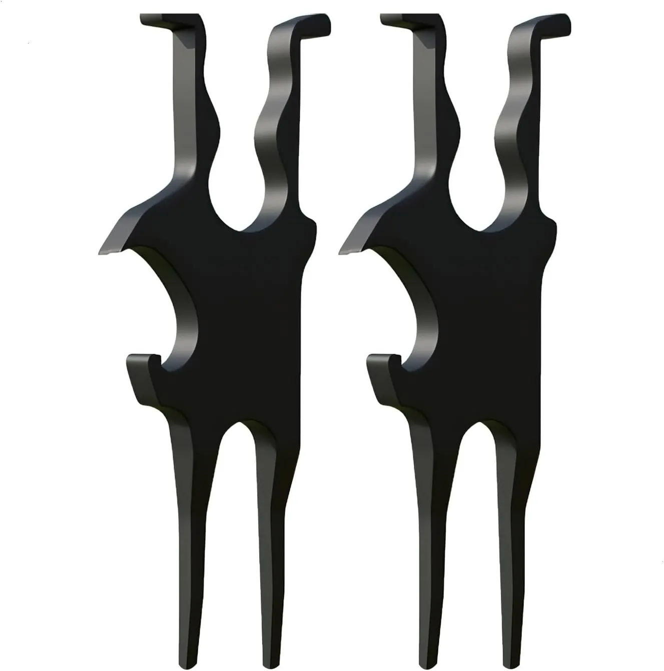 3-in-1 Golf Holder Divot Tool, Magnetic Golf Tube Holder for Golf Cart, Portable Golf-Multi-Tool, Ball Marker & Beverage Shotgun Opener Multi-Tool Fits Beach Chair Fishing Accessory (2Pcs)