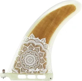 AQUBONA Surfboard Longboard Fin 9 Inch Single Fin