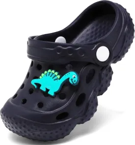 ChayChax Kid's Garden Clogs Cute Slides Sandals Toddlers Beach Pool Shower Shoes with Non-Slip Sole