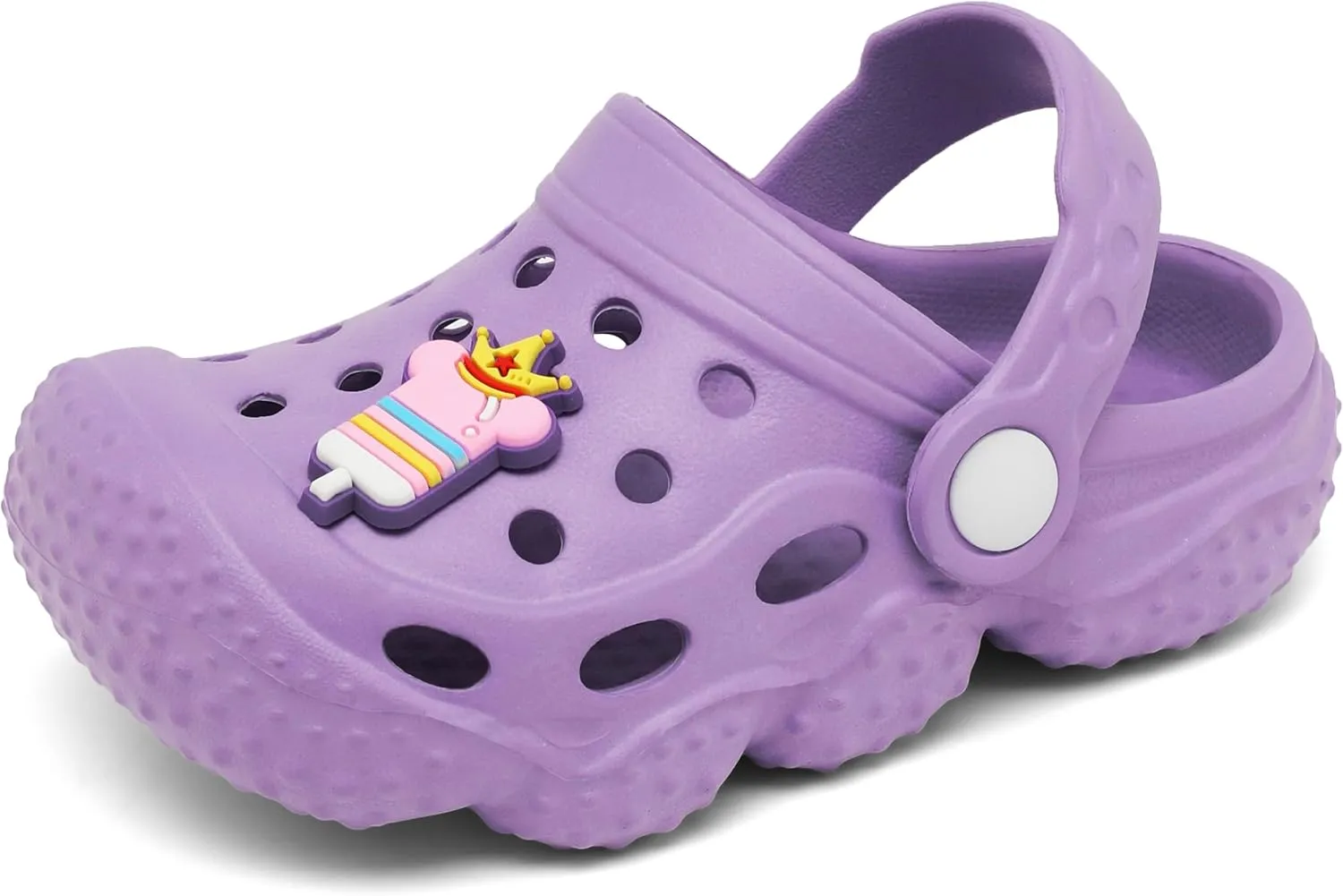 ChayChax Kid's Garden Clogs Cute Slides Sandals Toddlers Beach Pool Shower Shoes with Non-Slip Sole