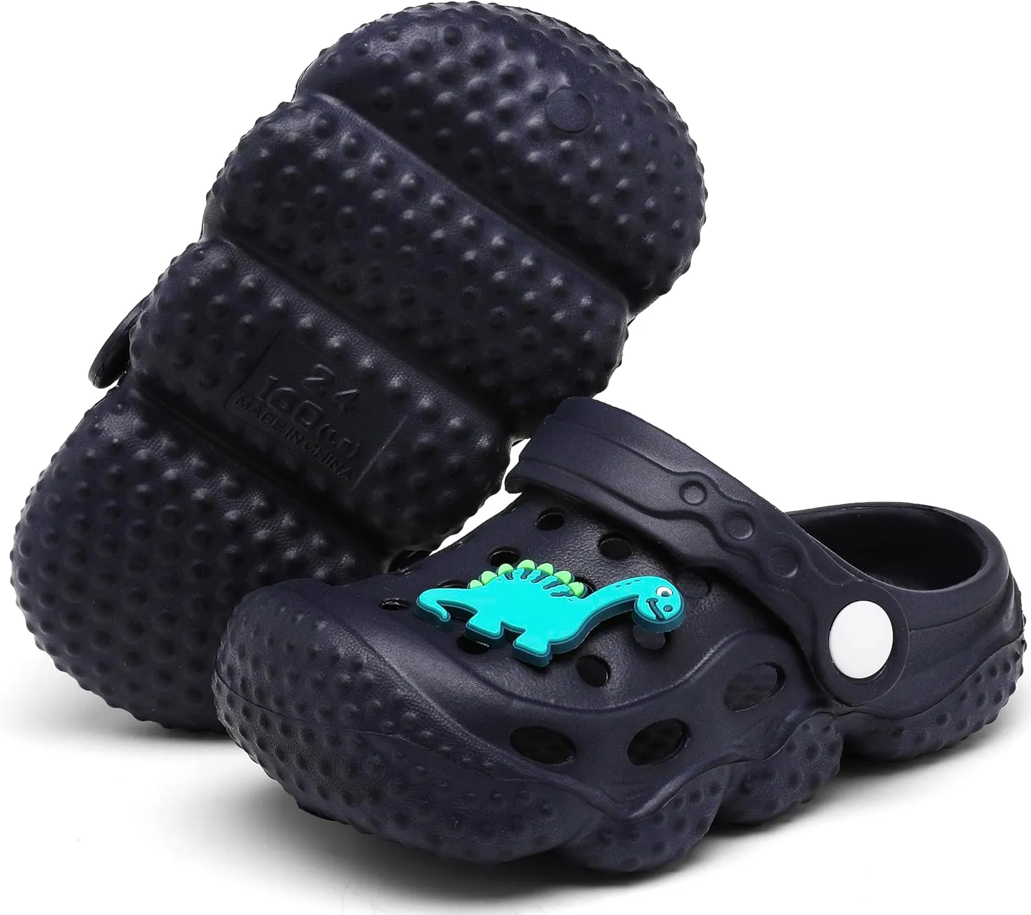 ChayChax Kid's Garden Clogs Cute Slides Sandals Toddlers Beach Pool Shower Shoes with Non-Slip Sole