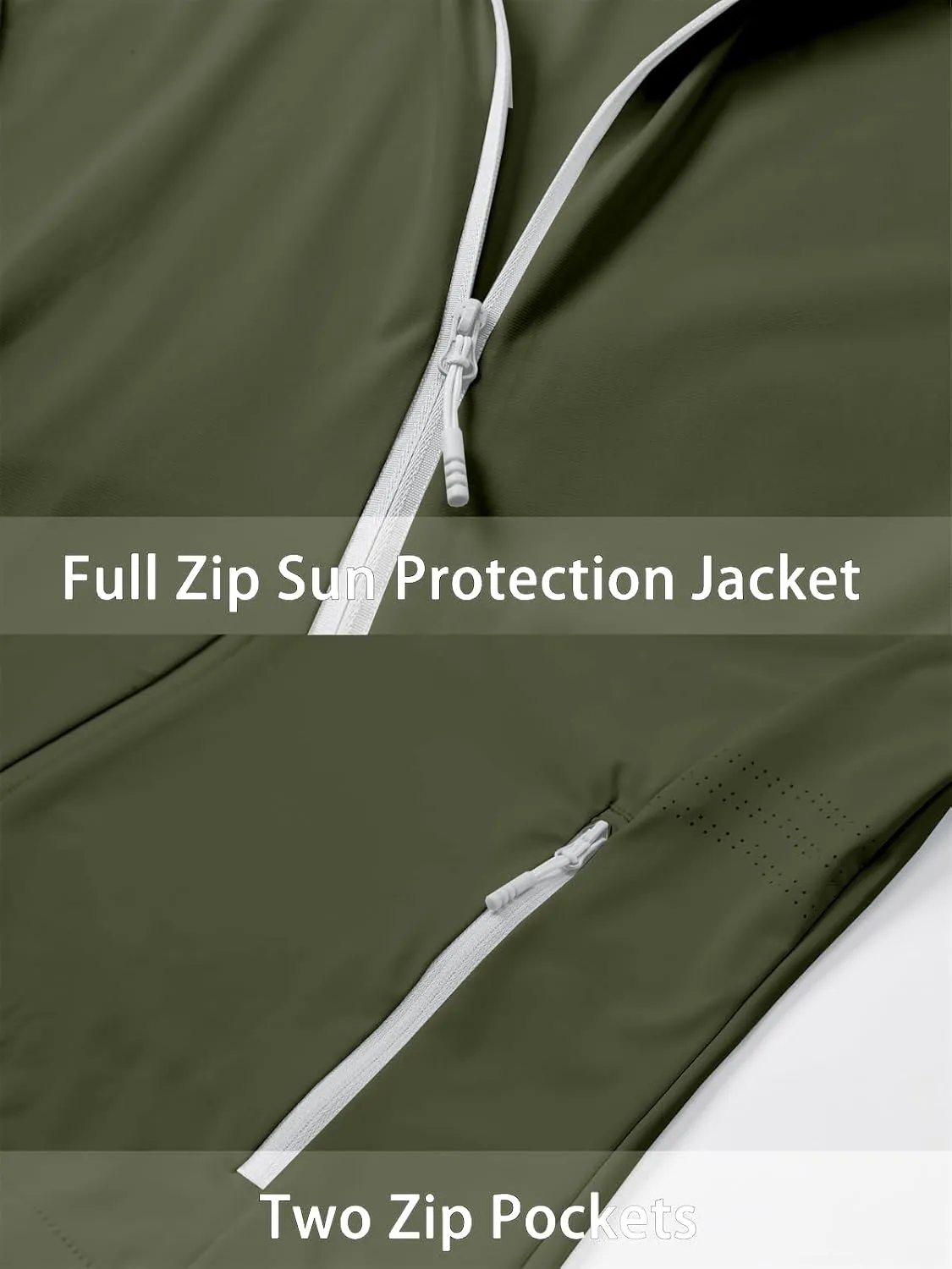 Cromoncent Women's UPF 50  Sun Protection Jacket Hooded Cooling Shirt for Women with Pocket