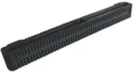DORSAL Surfboard Fin Box Set for Longboard SUP Center Fin Box [Black - White] Black Glass Filled Nylon