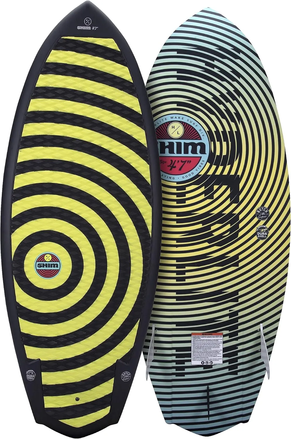 Hyperlite Shim Wakesurfer 2023 - Skim and Surf Style Characteristics - Perfect for Intermediate to Advanced Riders
