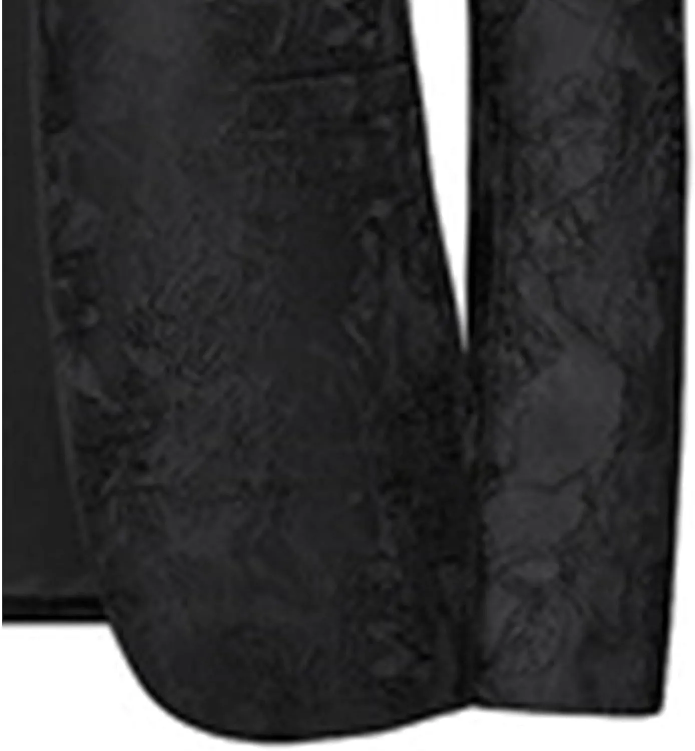 Men's Floral Jacquard Suit Jacket One Button Stylish Print Tux Blazer Notched Lapel Wedding Dinner Dress Tuxedo