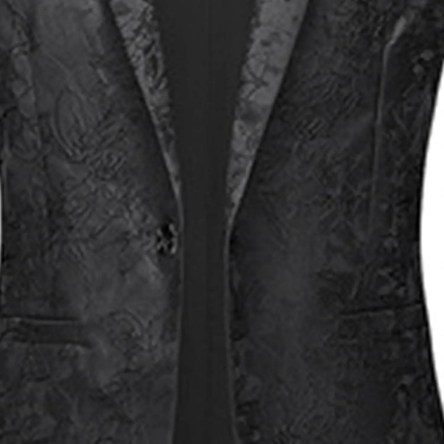 Men's Floral Jacquard Suit Jacket One Button Stylish Print Tux Blazer Notched Lapel Wedding Dinner Dress Tuxedo