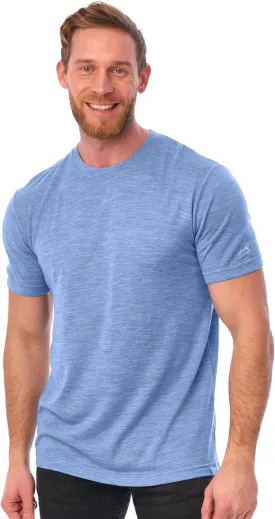 Merino.tech Merino Wool T-Shirt Mens - 100% Organic Merino Wool Undershirt Lightweight Base Layer