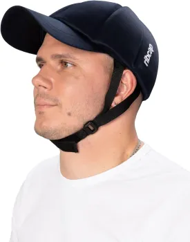 Ribcap Baseball Cap Medical Grade Protective Helmet with Chin Strap | Navy Blue | Large - Extra Large