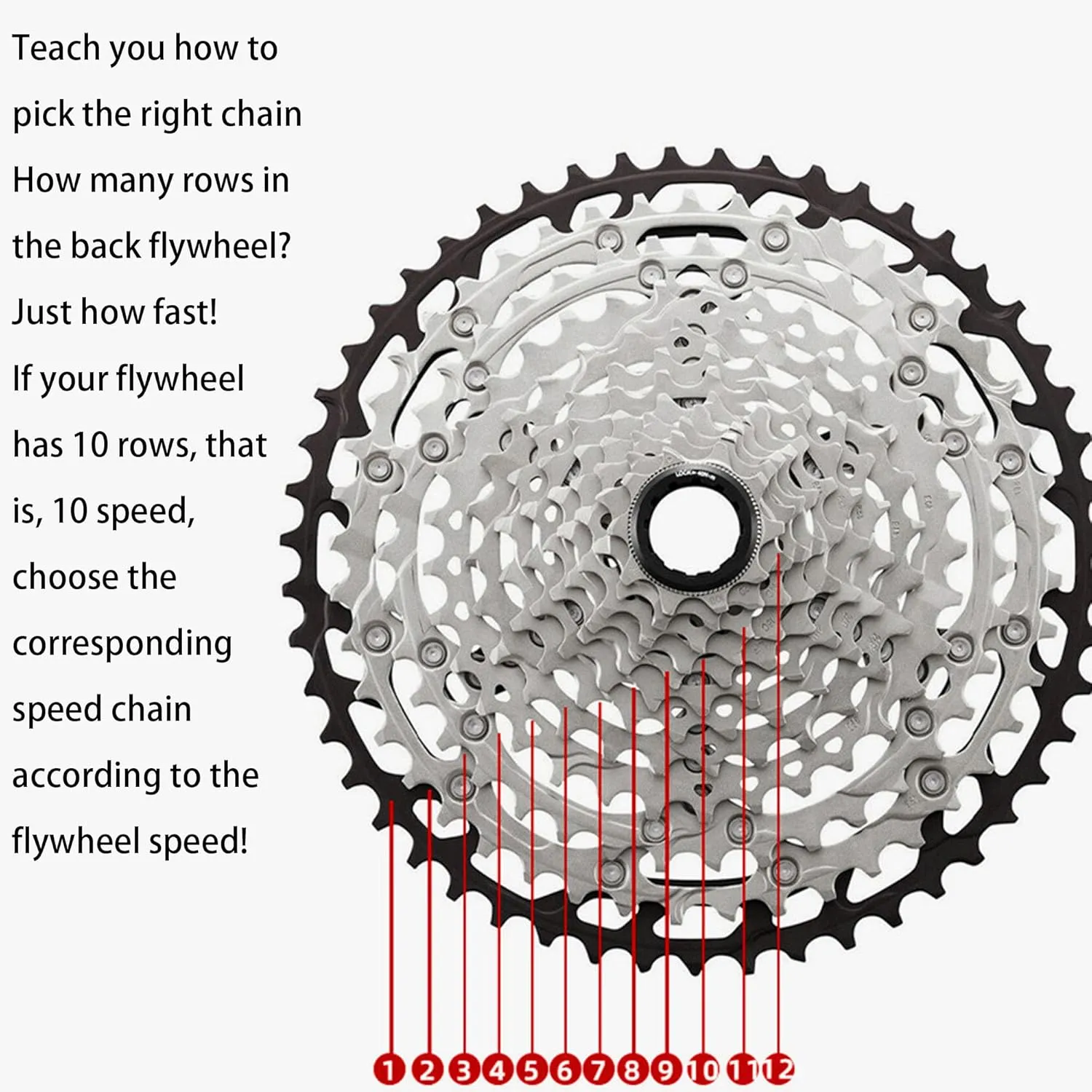 Single 6/7/8/9/10/11/12 Speed Bicycle Chain,Suitable for Road Bicycles,Mountain Bike Accessories,Full Silver Plating,116 Links,Compatible with Shimano/SRAM Mountain, Road Bike