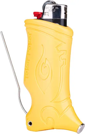 Toker Poker - Bic Lighter Case Multi Tool 2.0 - Yellow, All Inclusive Tool for Camping and Other