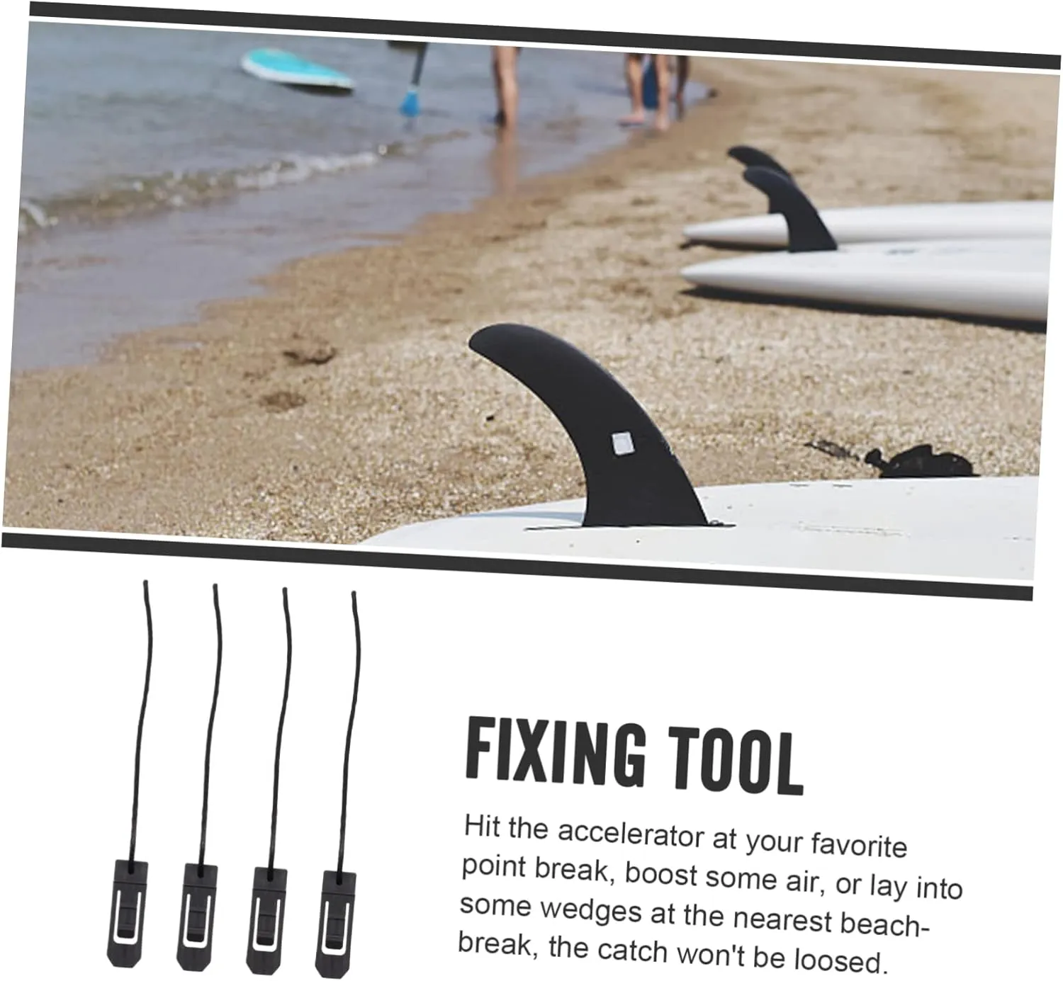 Water Separator for Surfing Surfboard Paddle Board Accessories Canoe Fin Catch Kayak Fin Fixing Catch